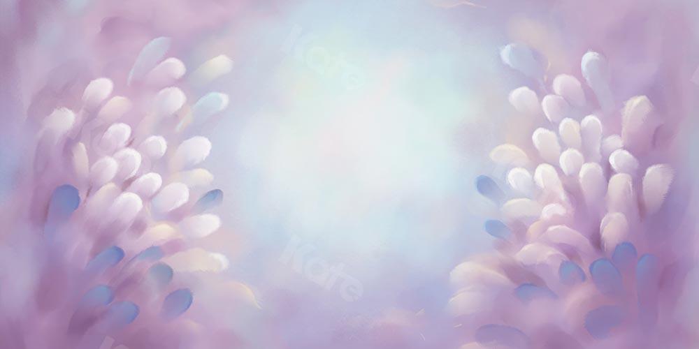 Kate verträumte lila Fine Art Blumen Hintergrund von GQ