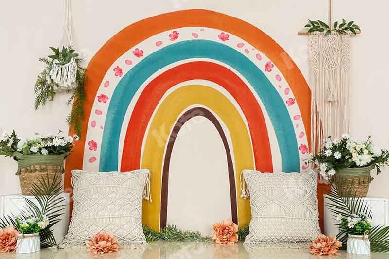 Kate Boho Regenbogen Sommer Mädchen Hintergrund von Emetselch - Kate Backdrop.de