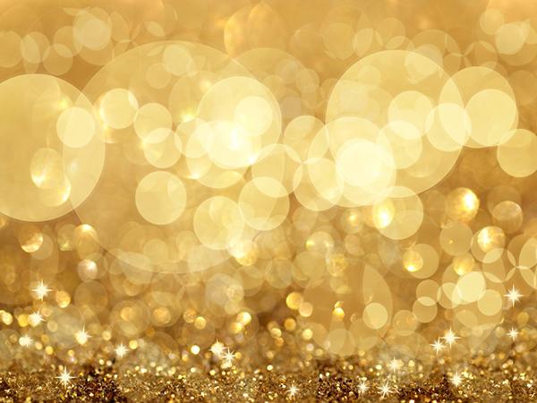 Katebackdrop：Kate Light Golden Bokeh Glitter Backdrop for Children