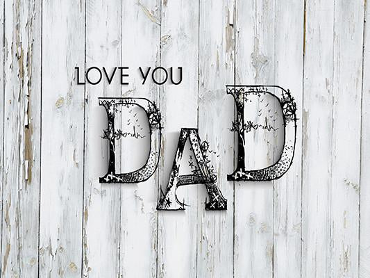 Katebackdrop：Kate Happy Father'S Day White Old Wood Floor Background