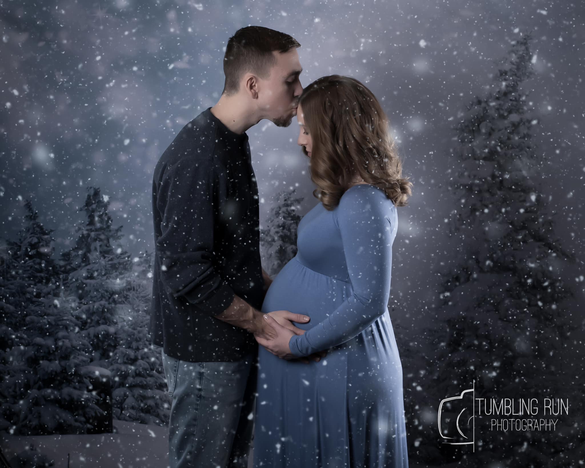 Kate Winter-Schnee-Waldhintergründe für Fotografie - Kate Backdrop.de