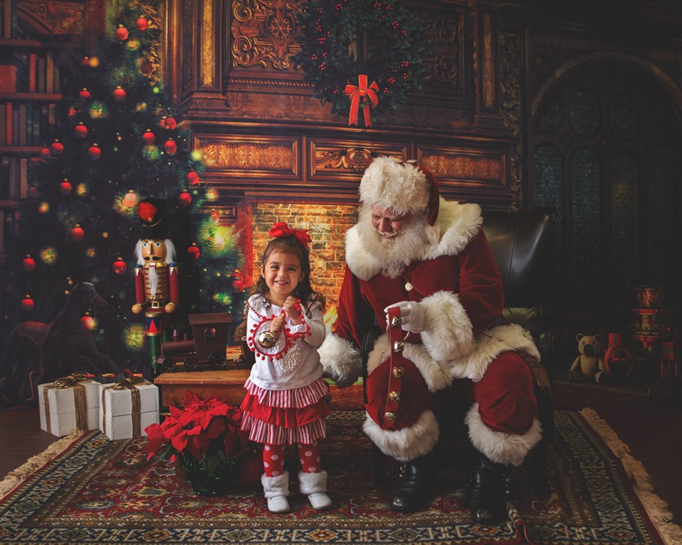 Kate Weihnachten Kamin Wohnzimmer Hintergrund Fotografie - Kate Backdrop.de
