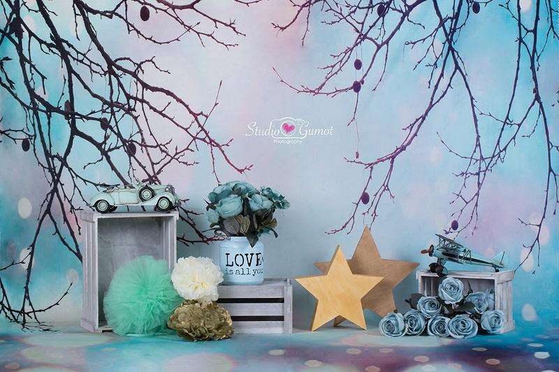Kate Fantastic Christmas Bokeh Background With Decorations Kulisse für Fotografie von Studio Gumot