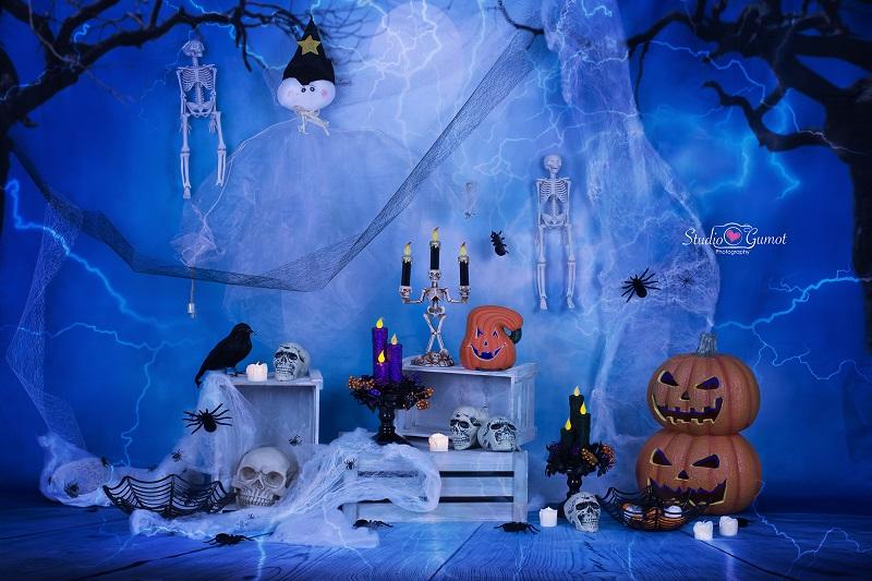 Kate Halloween Krbis und Libelle Dekorationen Kulisse für Fotografie von Studio Gumot entworfen