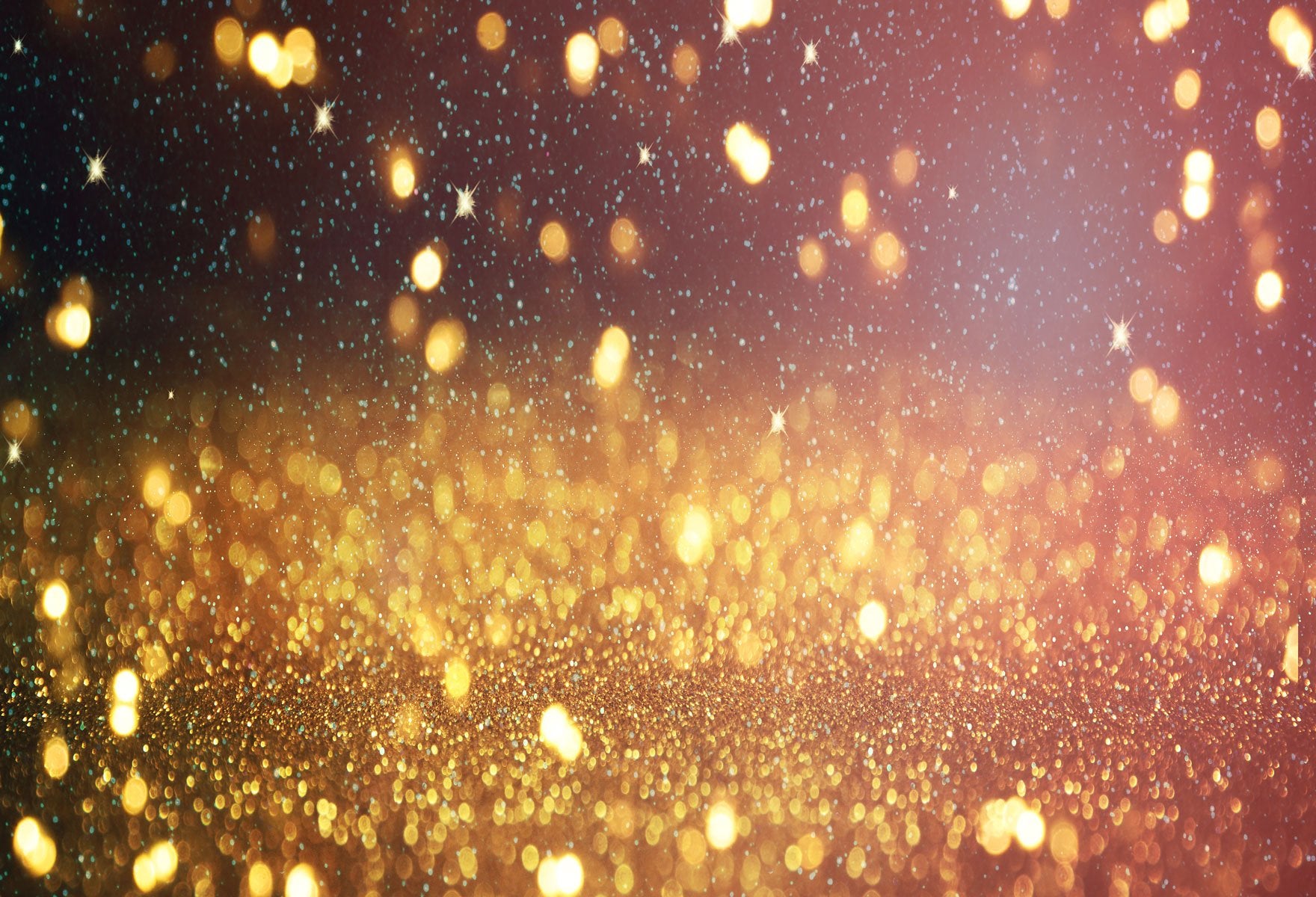 Kate Frohes neues Jahr Bokeh Weihnachten Goldener Hintergrund für Fotografie - Kate Backdrop.de