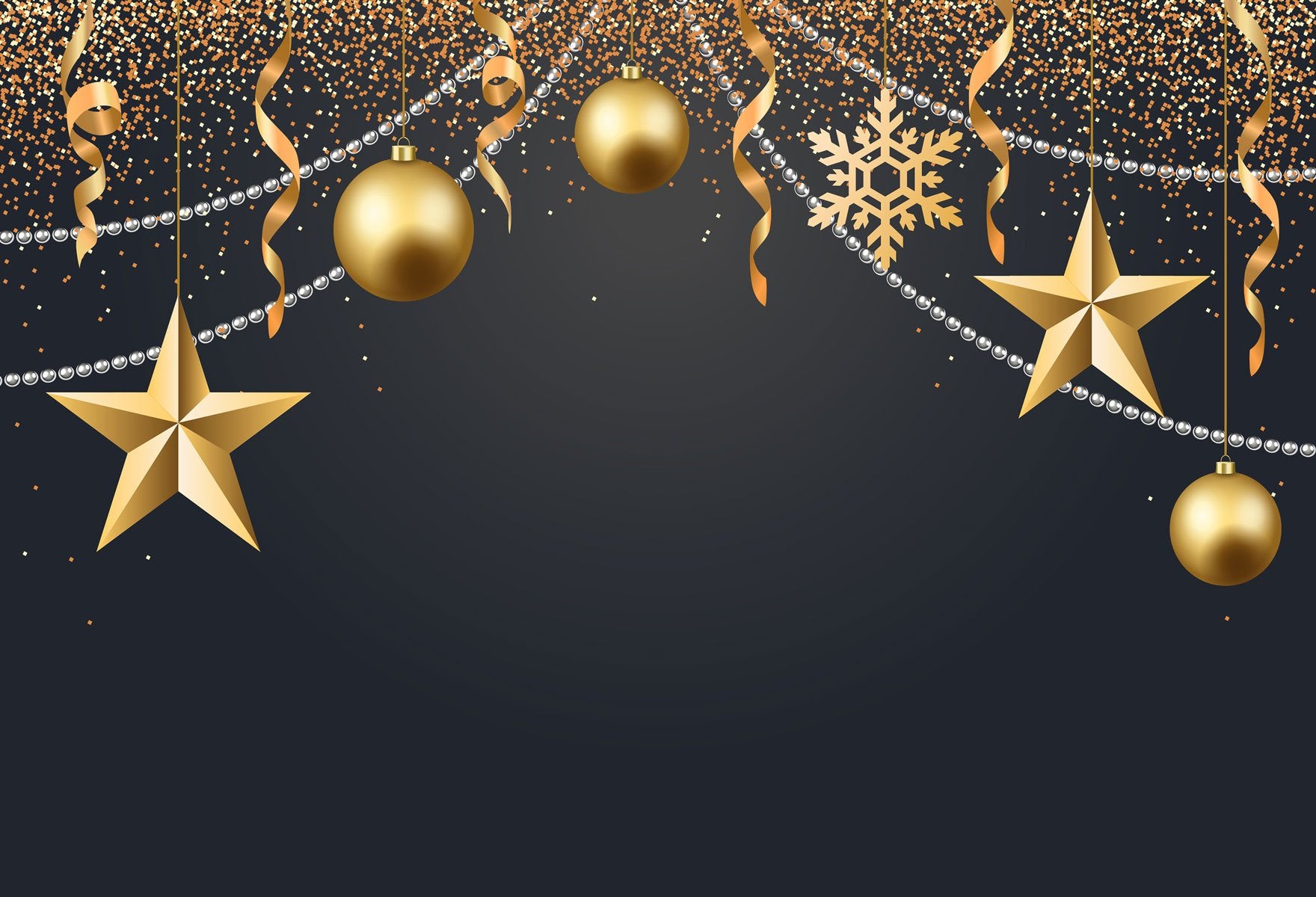 Kate-guten Rutsch ins Neue Jahr-dunkler Hintergrund mit goldenen Stern-Dekorations-Hintergrund Für Fotografie