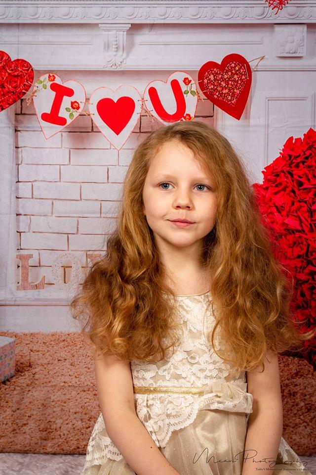 Kate Eleganter Valentinstag-Hintergrund für Fotografie