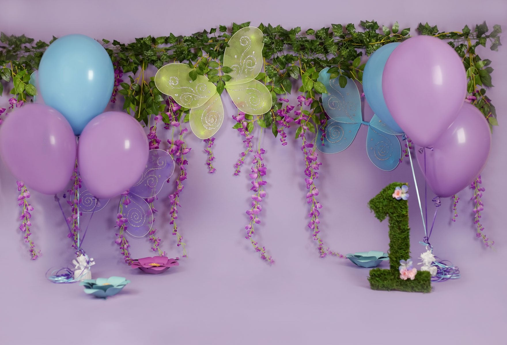 Kate Fairy Garden Geburtstagskinder Kulisse für die Fotografie entworfen von Sherie Skelly
