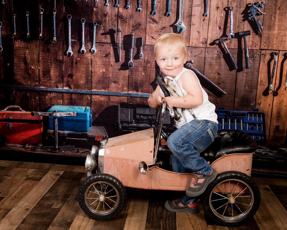 Kate Tool Regal Kinder Hintergrund für Jungen / Vatertag - Kate Backdrop.de