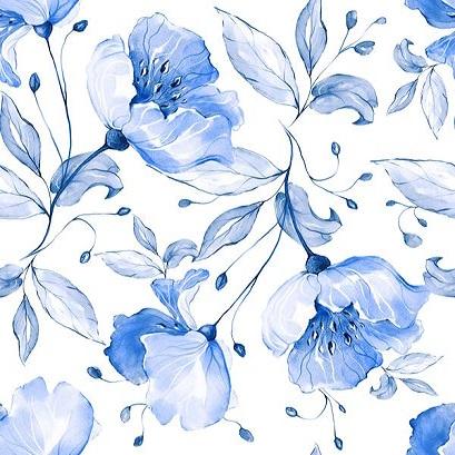 Kate Retro blaue Blume Hintergrund für Fotografie