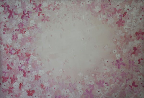 Kate Abstrakter rosa Blumen-Kinderhintergrund für Fotografie