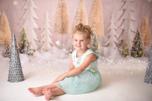 Kate  Weihnachtsbäume mit Glitter Hintergrund Weihnachten - Kate Backdrop.de