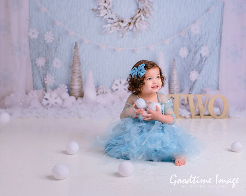 Kate Winter Onederland Schneeflocke Hintergrund Entworfen von Mandy Ringe Photography