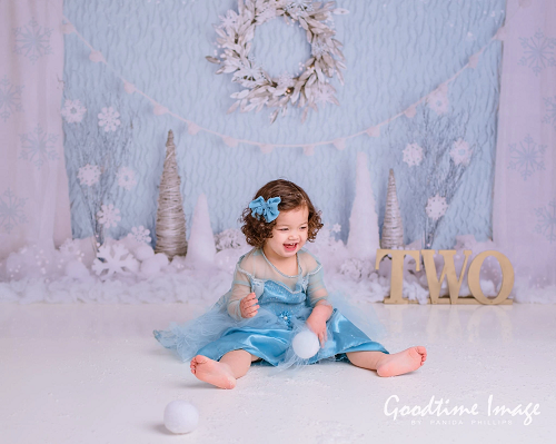 Kate Winter Onederland Schneeflocke Hintergrund Entworfen von Mandy Ringe Photography