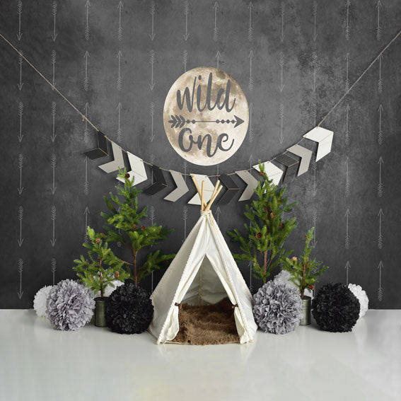 Kate Erster Geburtstag eines wilden Jungen Hintergrund Entworfen von Mandy Ringe Photography - Kate Backdrop.de