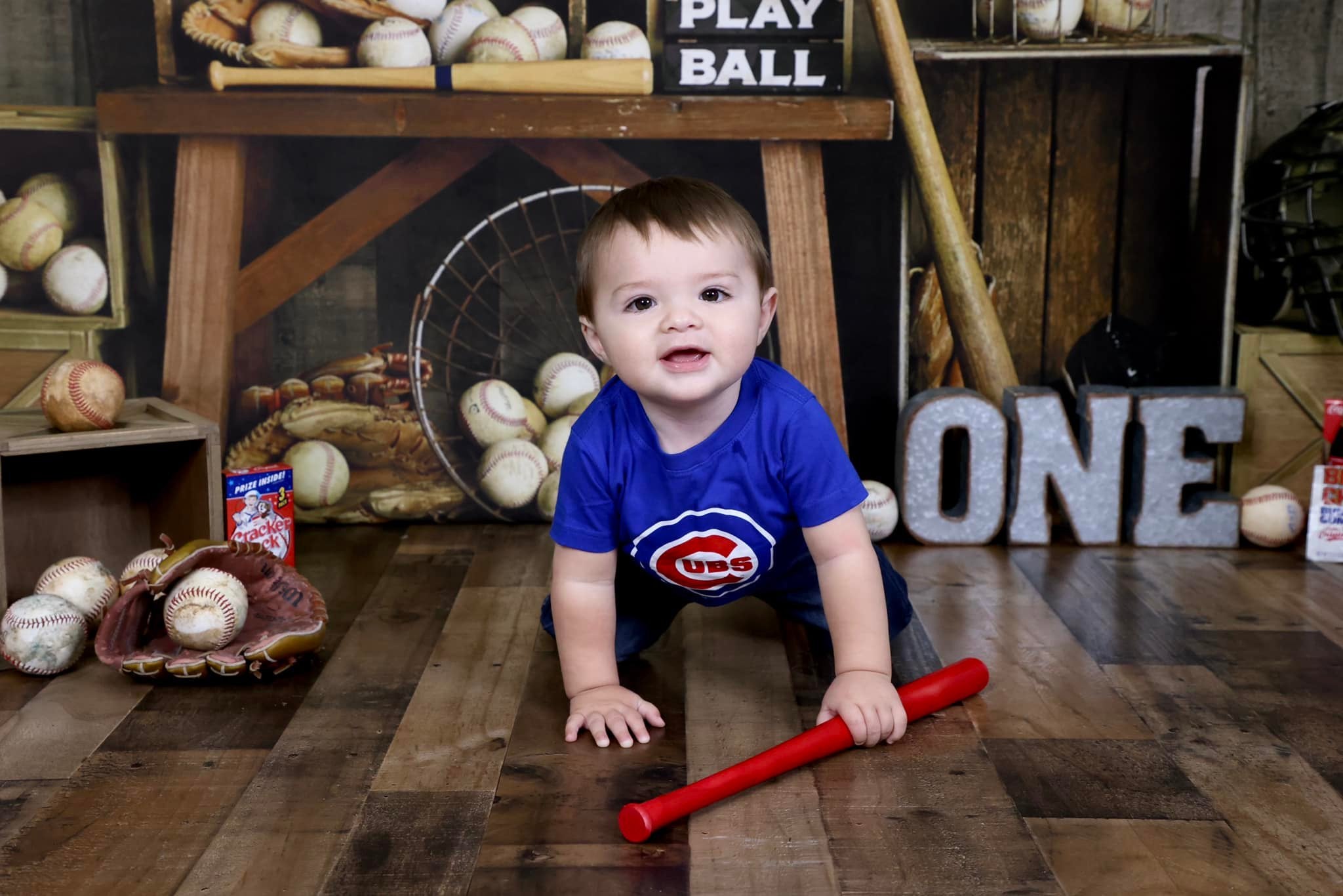 Kate Weinlese Baseball Sport Hintergrund entworfen von Mandy Ringe Photography