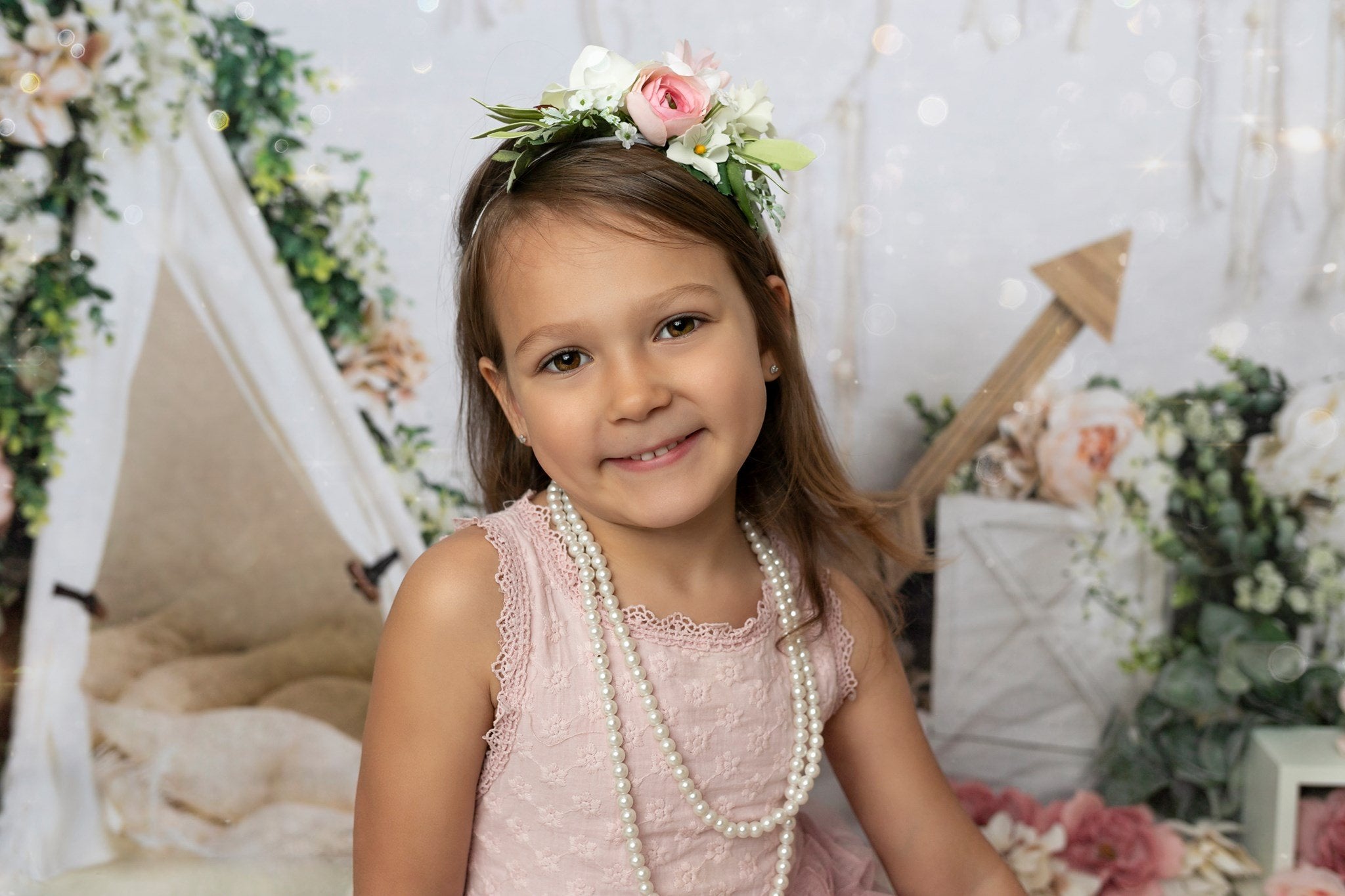 Kate Sommer Muttertag Boho Frühlingshintergrund von Megan Leigh Photography - Kate Backdrop.de