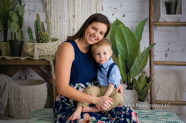 Kate Boho Macrame Geburtstag Hintergrund Entworfen von Mandy Ringe Photography