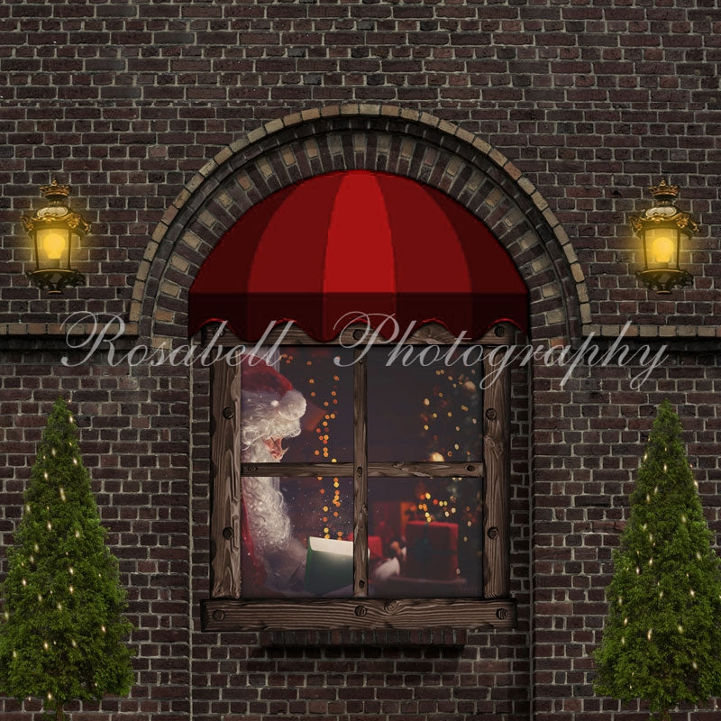 Kate Weihnachten Fensterhintergrund Entworfen von Rosabell Photography