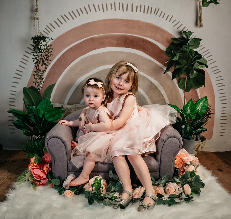 Kate Muttertag Boho Regenbogen Sommer Hintergrund von Mandy Ringe Photography - Kate Backdrop.de