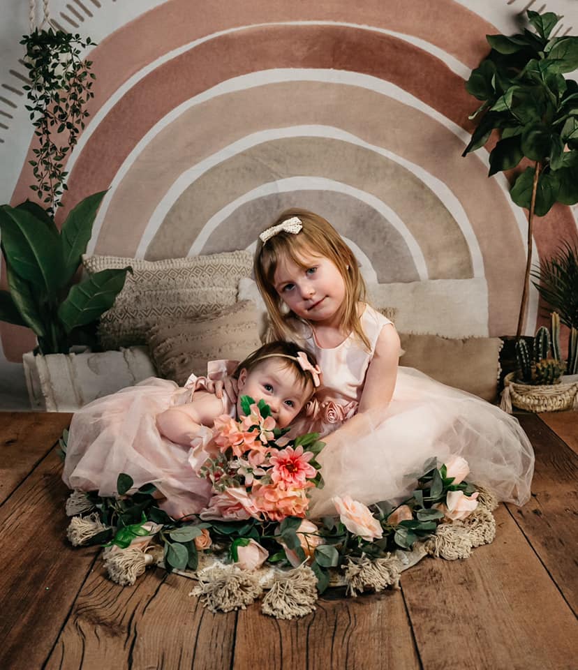 Kate Muttertag Boho Regenbogen Sommer Hintergrund von Mandy Ringe Photography - Kate Backdrop.de