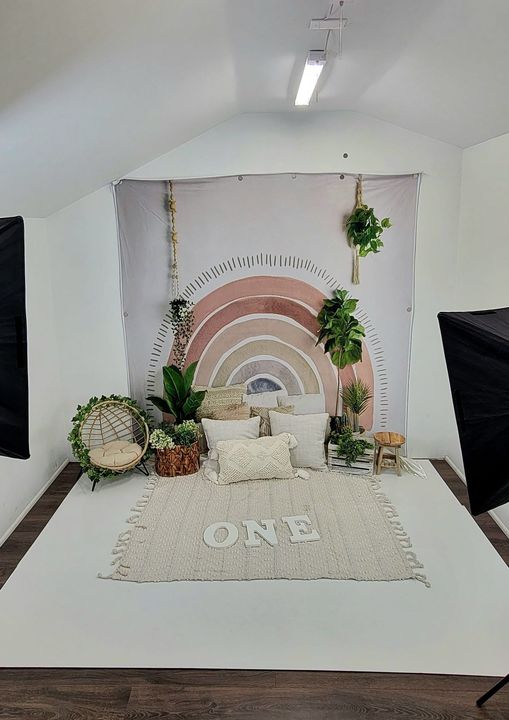 Kate Muttertag Boho Regenbogen Sommer Hintergrund von Mandy Ringe Photography - Kate Backdrop.de