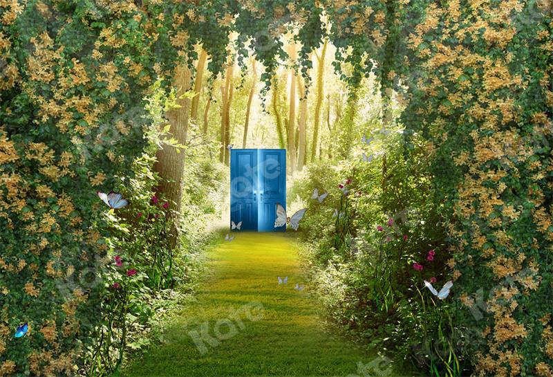 Kate Wald grüne Natur Hochzeit Hintergrund für die Fotografie - Kate Backdrop.de