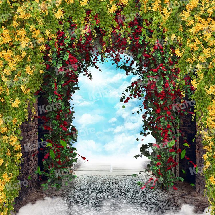 Kate Blumen Wald Landschaft Natur Hochzeit Hintergrund für Fotografie - Kate Backdrop.de