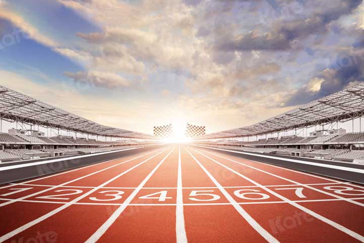 Kate Wettkampf Sportarena Lauf Hintergrund für die Fotografie