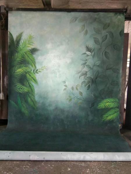 KateMisty Dschungel Spray Painted Backdrop - Kate Backdrop.de