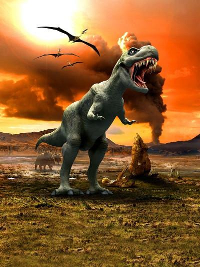 Katebackdrop：Kate World Tyrannosaurus Rex For Children Photography Backdrops