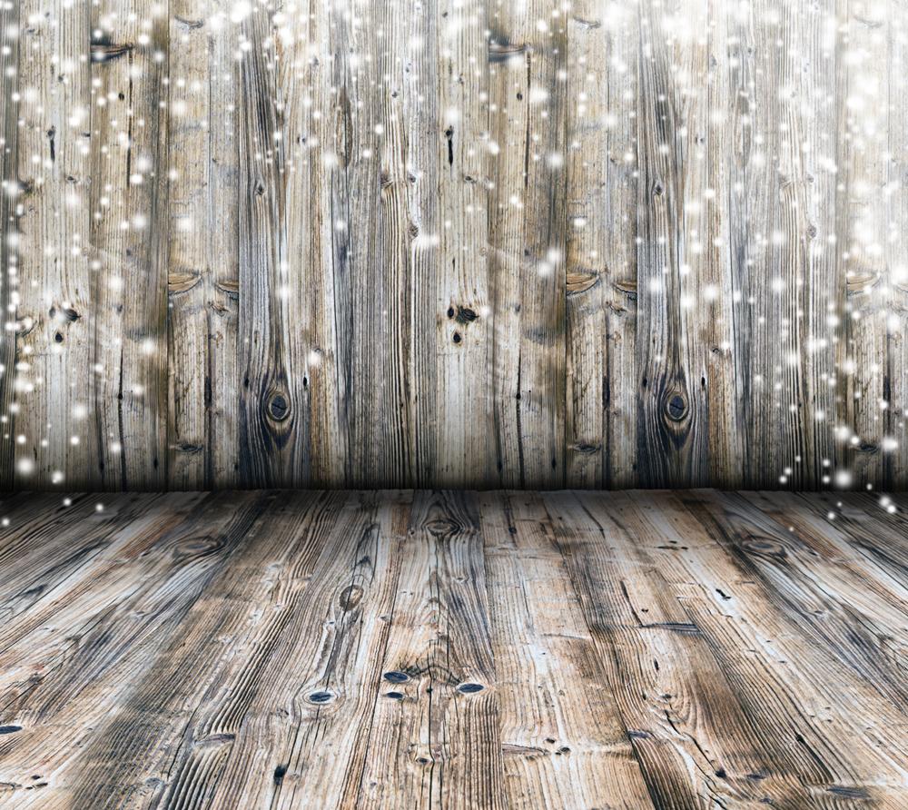 Katebackdrop：Kate Light Gray Wood Children Christmas Photography Backdrop