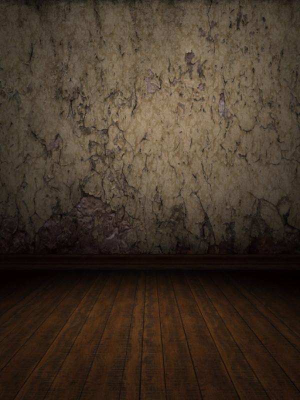 Katebackdrop：Kate Retro Style Broken Dark Brick Wall Backdrops