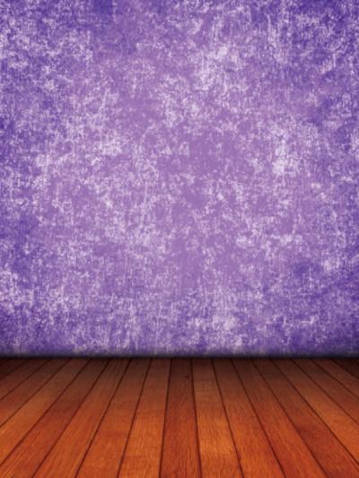 Katebackdrop：Kate Deep Purple Texture Background Brown Floor