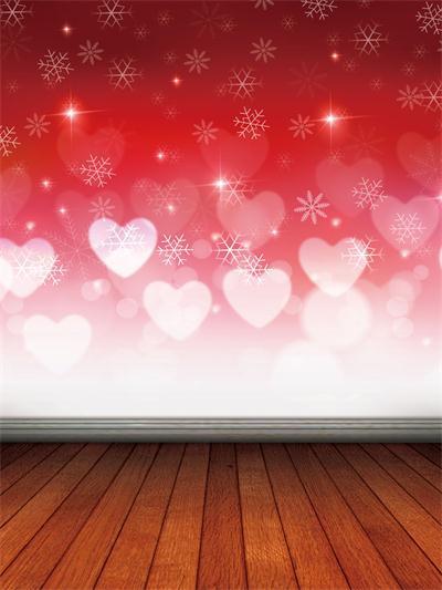 Katebackdrop：Kate Red Wedding Photography Background Dark Floor For Photography