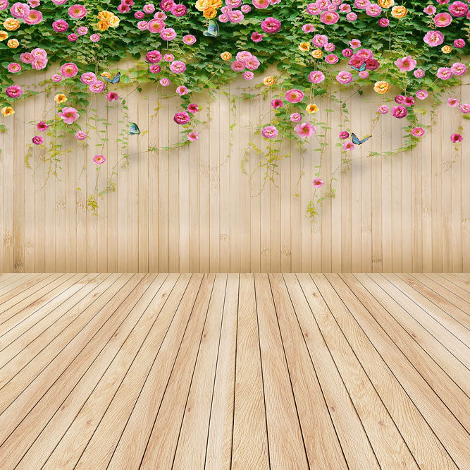 Kate Blumen  Muttertag Hintergrund Hochzeits Holz Wand Valentinstag