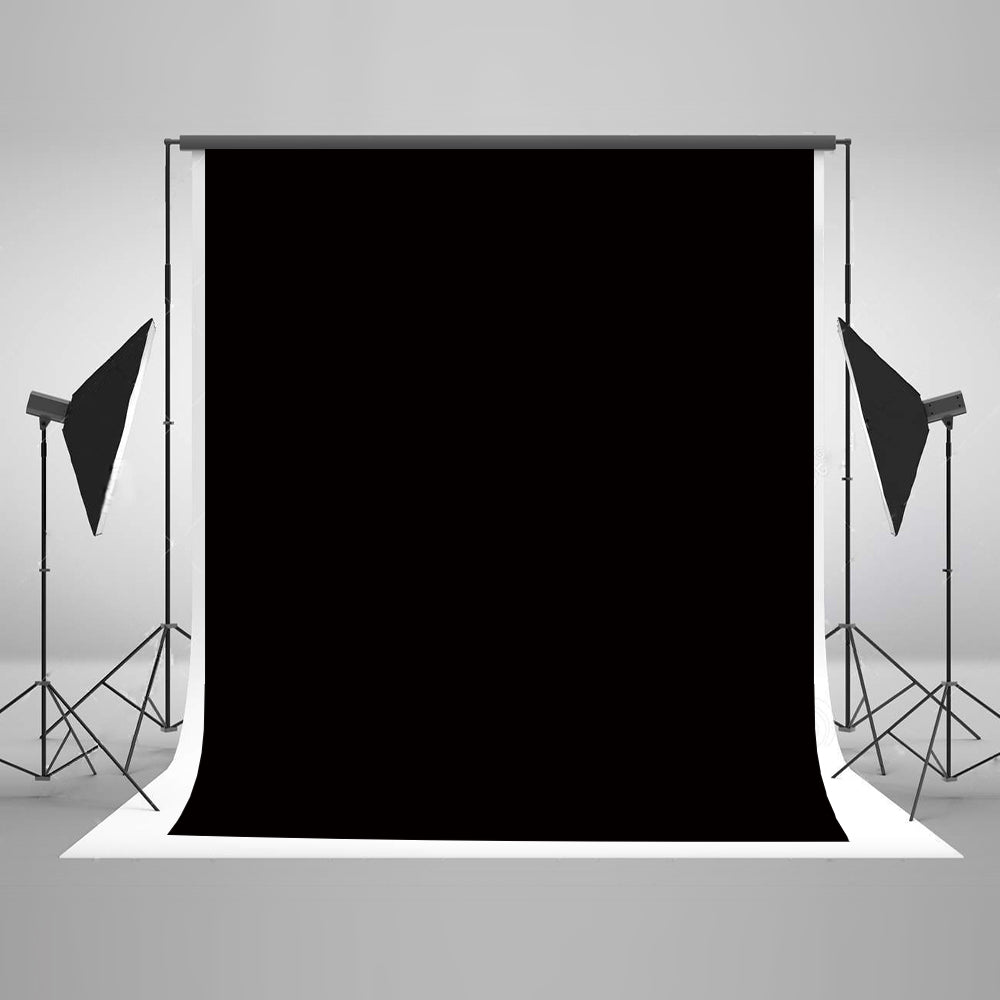 Kate schwarzer hintergrund einfarbig Stoff Fotohintergrund schwarz