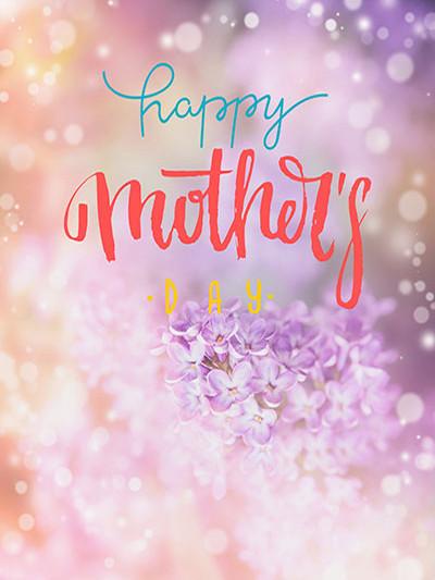 Katebackdrop Kate Pink Bokeh Background Happy Mother's Day