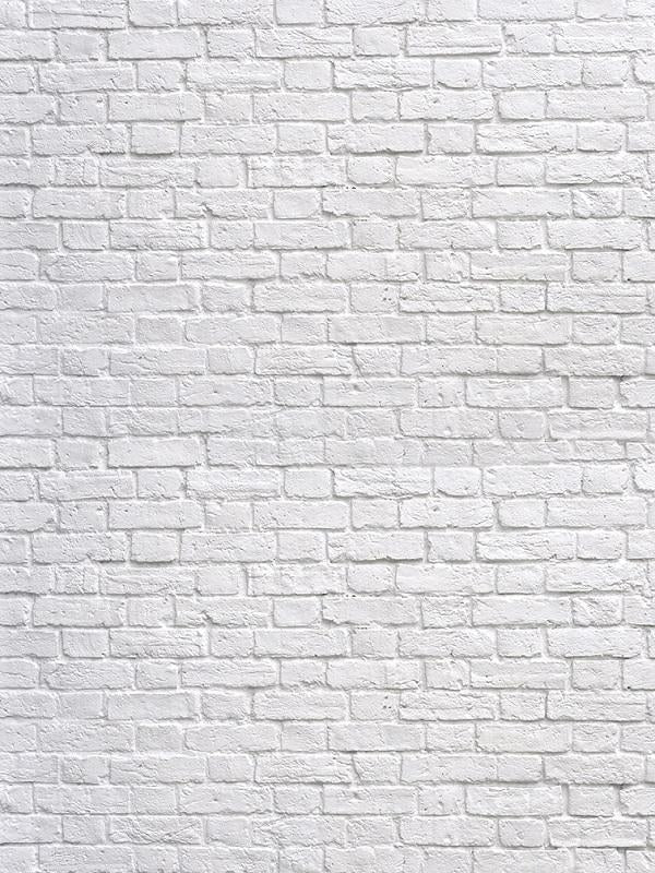 Katebackdrop：Kate White Brick Children Backdrop for Photography or Birthday