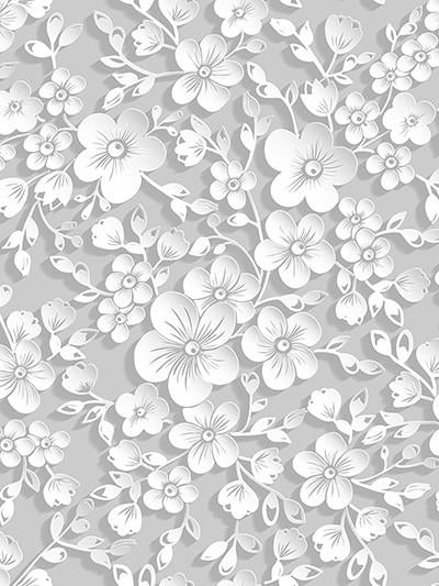 Katebackdrop：Kate White Carved Flower Background For Cake Smash