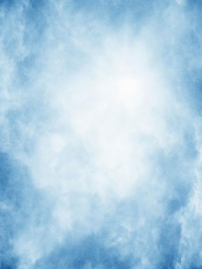 Katebackdrop：Kate Sky Texture Blue Abstract White Backdrop For Portrait
