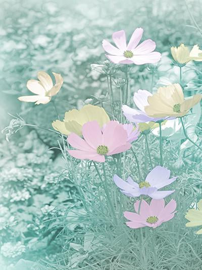 Katebackdrop：Kate Green Virtual Background Flower Backdrop