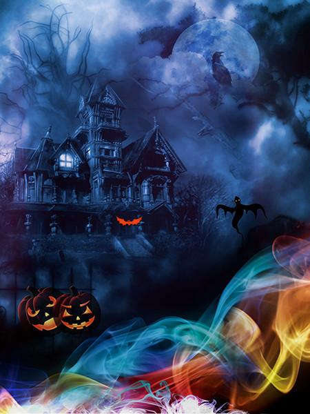 Katebackdrop：Kate Halloween Backdrops For Photograpers Magic Castle Backdrop