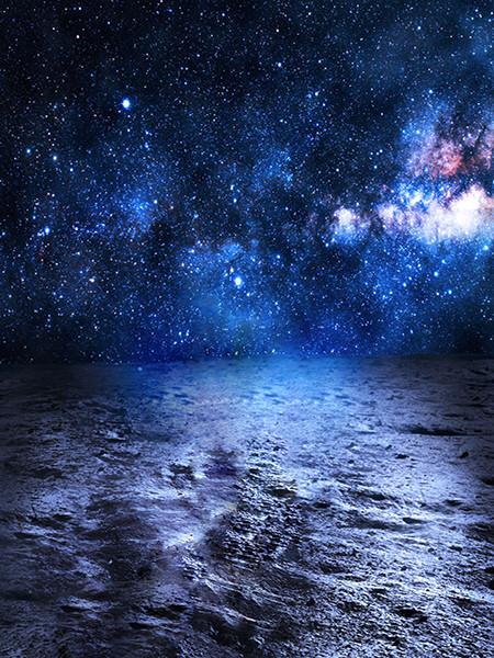 Katebackdrop：Kate Blue Sky Photography Backdrops Galaxy Backdrop For Photo