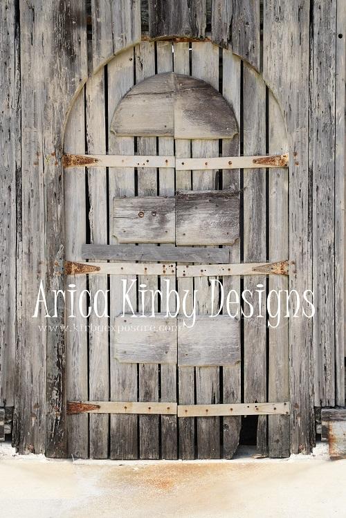 Kate Dilapidated Door Backdrop Entworfen von Arica Kirby Backdrop für Fotografie