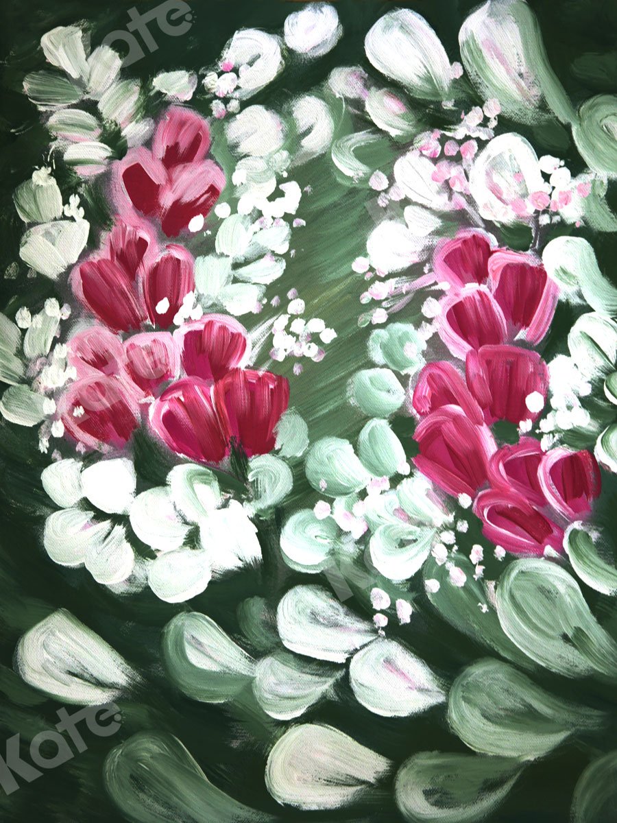 Kate Fine Art Blumen im Cluster-Hintergrund für Fotografie