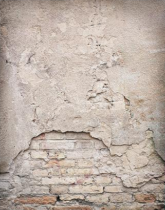Katebackdrop：Kate Retro Damaged Cement Brick Backdrop