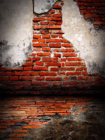 Katebackdrop：Kate Red Brown Retro Brick Wall Backdrop for Photography