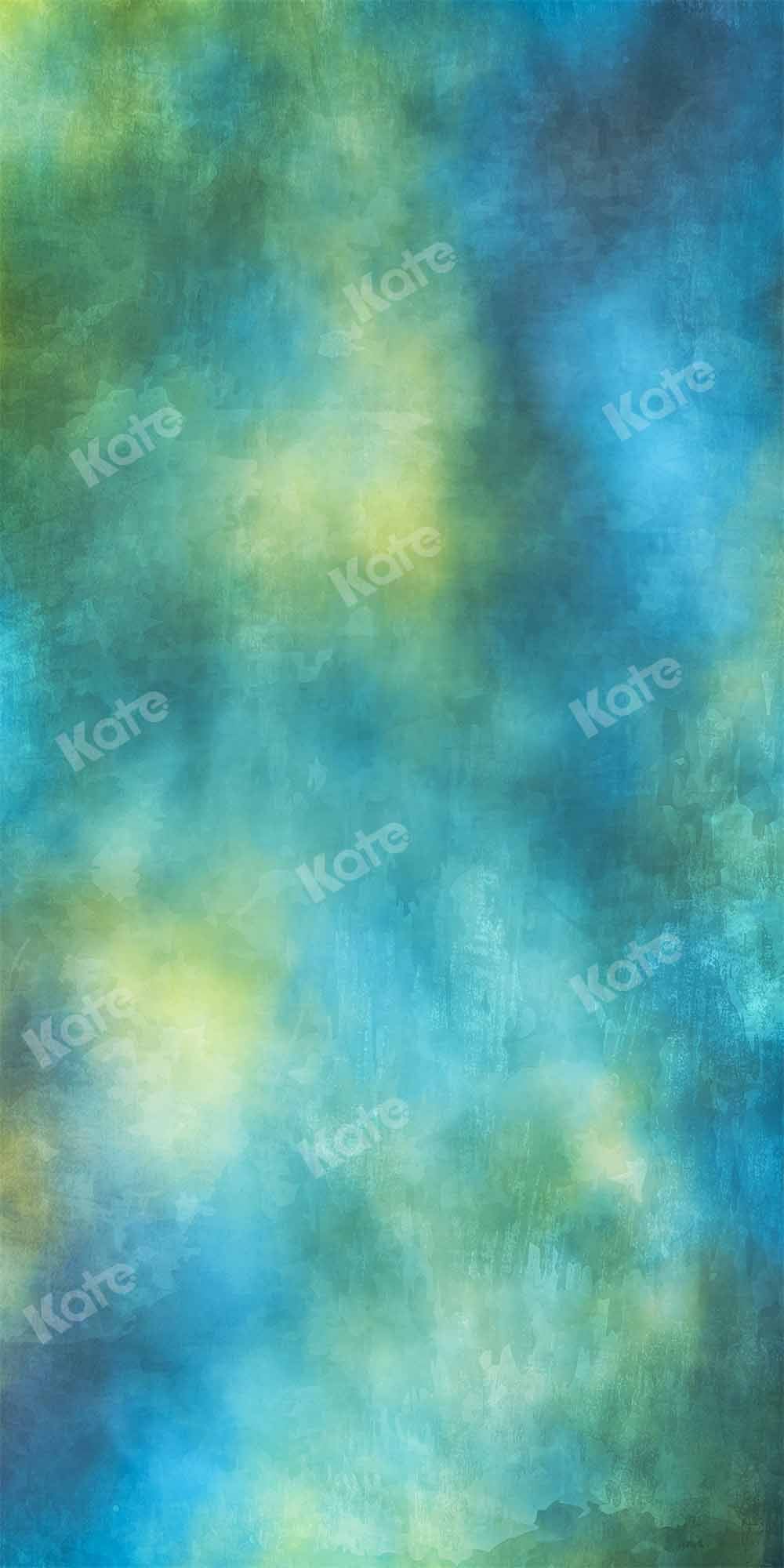 Kate Blau Grün Hintergrund Abstrakt  Textur - Kate Backdrop.de
