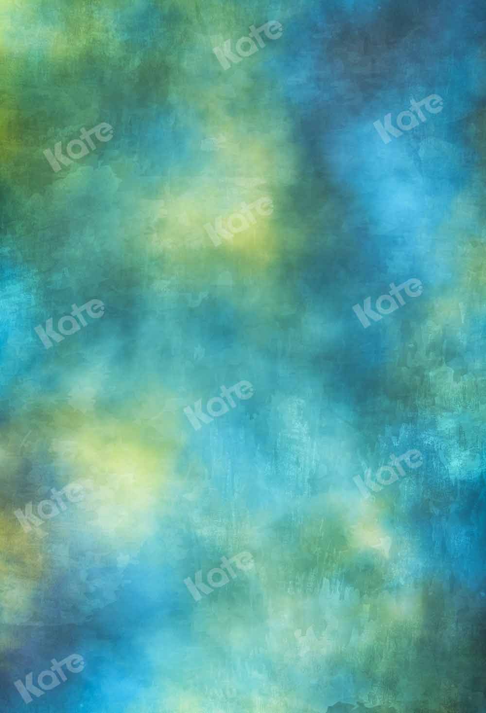 Kate Blau Grün Hintergrund Abstrakt  Textur - Kate Backdrop.de